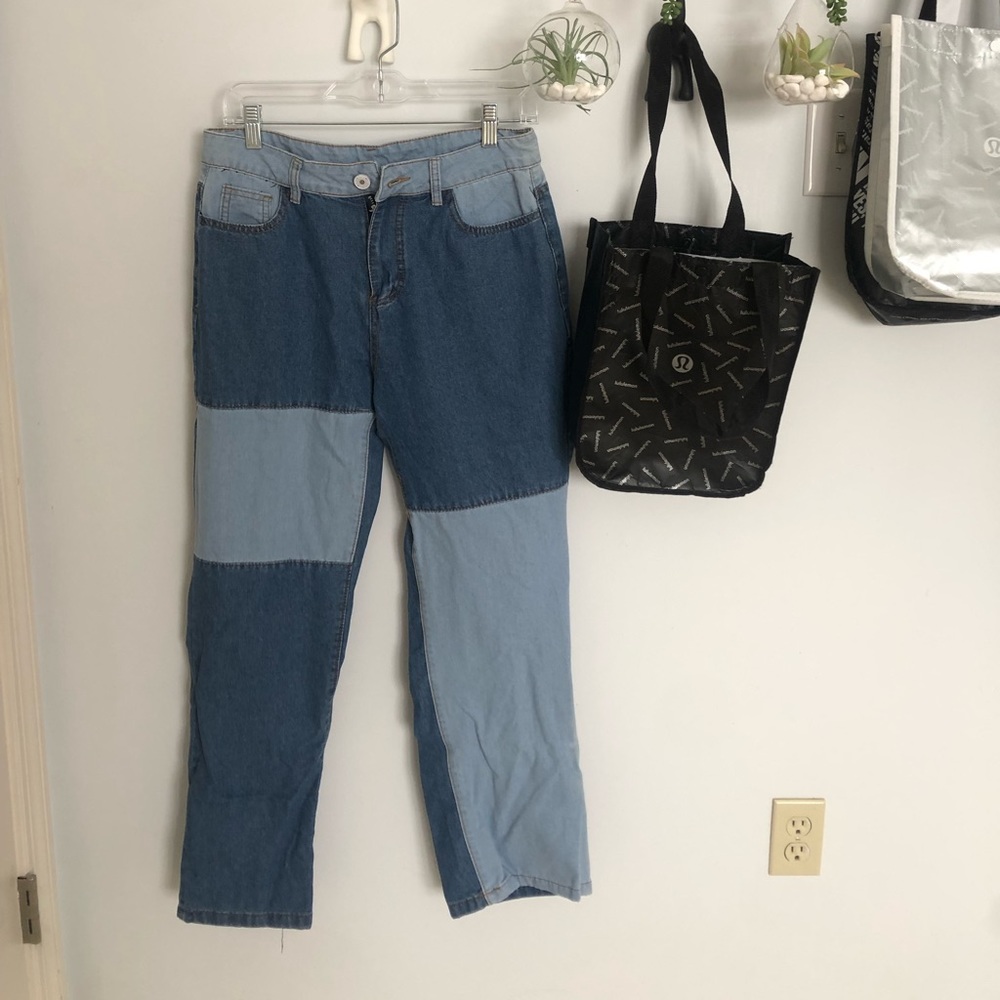 Patched Jeans